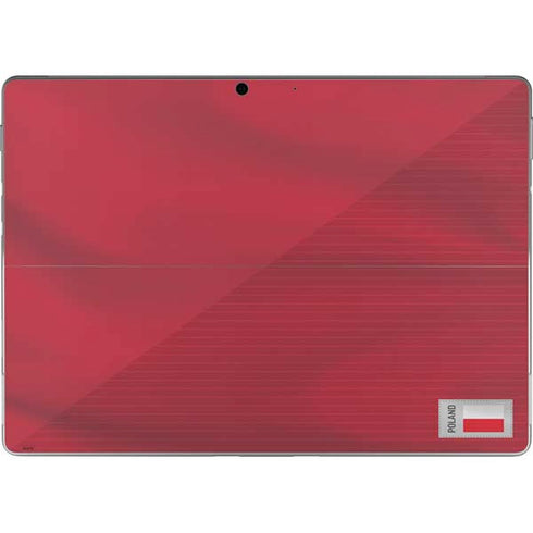 Poland Soccer Flag Surface Pro 8 Skin