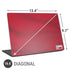 Poland Soccer Flag Universal Laptop 16.6in (13.4 x 9.7in) Skin