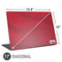Poland Soccer Flag Universal Laptop 17in (13.8 x 10in) Skin
