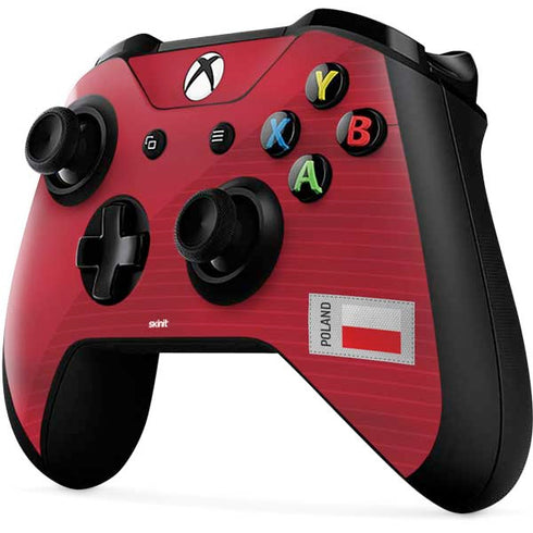Poland Soccer Flag Xbox One X Controller Skin