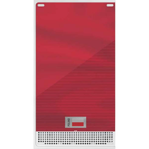Poland Soccer Flag Xbox Series S Console Skin