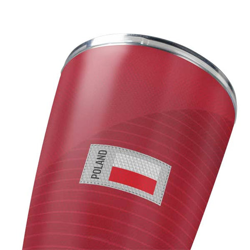 Poland Soccer Flag Yeti 20oz Tumbler Skin