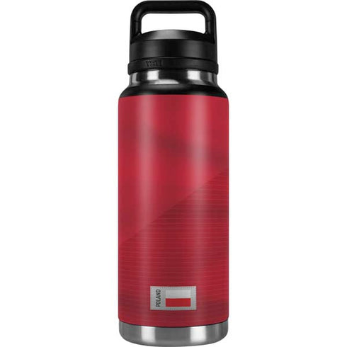 Poland Soccer Flag YETI Rambler 36oz Bottle Skin