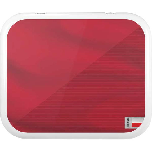 Poland Soccer Flag YETI Roadie 24 Hard Cooler Skin