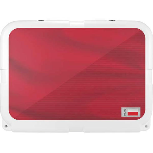 Poland Soccer Flag YETI Tundra 35 Hard Cooler Skin