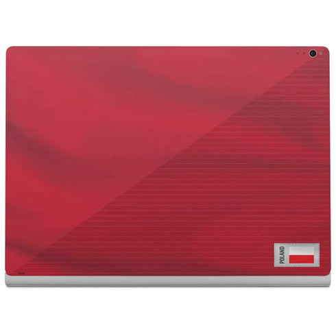 Poland Soccer Flag Surface Book 2 15in Skin