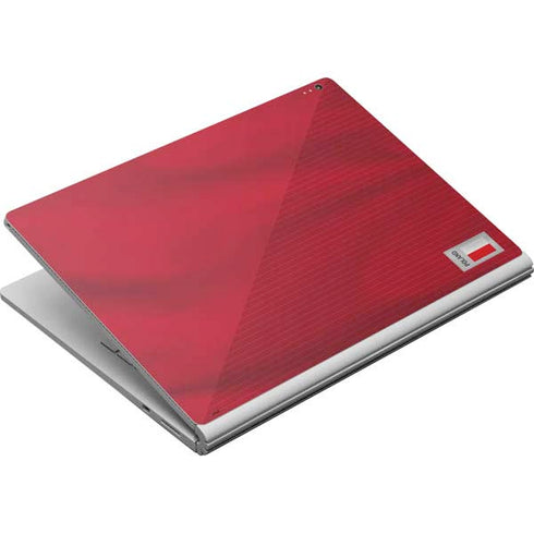 Poland Soccer Flag Surface Book Skin