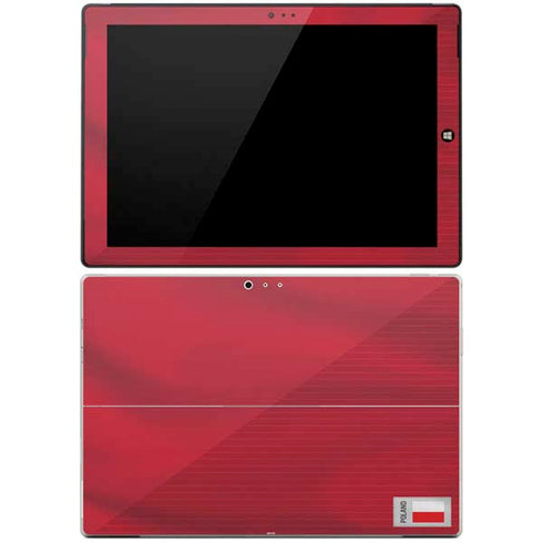 Poland Soccer Flag Surface Pro 3 Skin