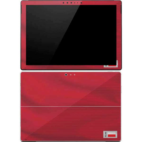 Poland Soccer Flag Surface Pro 4 Skin