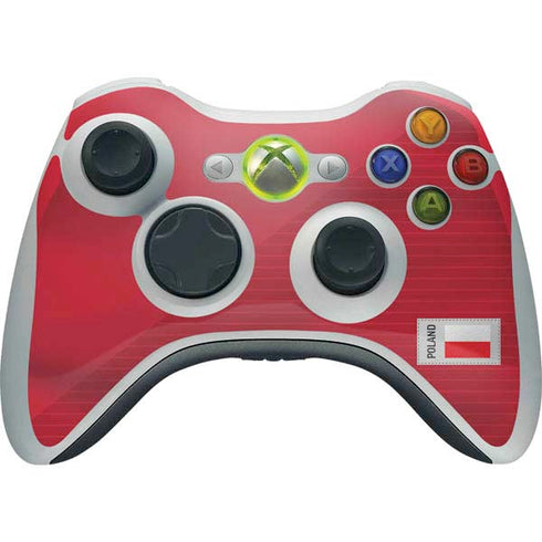 Poland Soccer Flag Xbox 360 Wireless Controller Skin