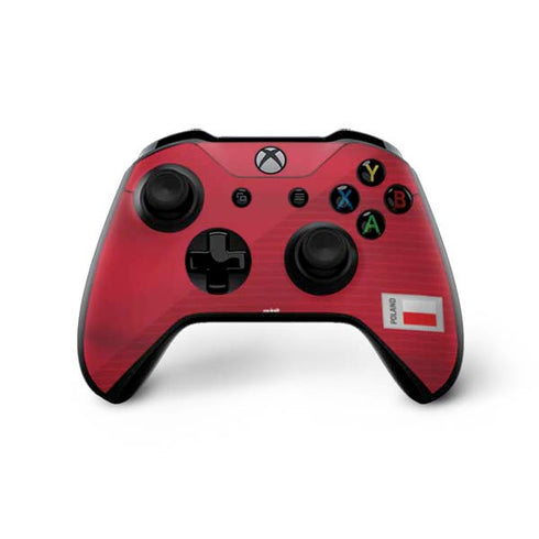 Poland Soccer Flag Xbox One X Controller Skin
