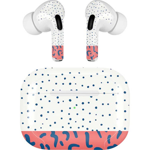 Polka Dot Split AirPods Pro 2nd Gen Skin