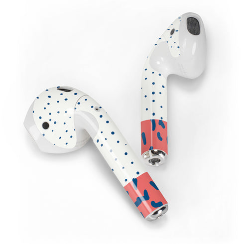 Polka Dot Split Apple AirPods 2 Skin