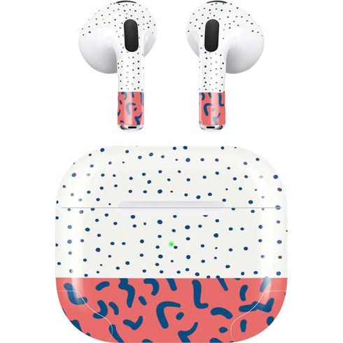 Polka Dot Split Apple AirPods (3rd Gen 2021) Skin