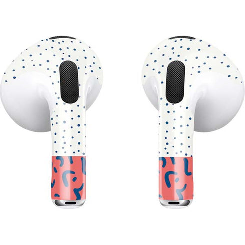 Polka Dot Split Apple AirPods (3rd Gen 2021) Skin
