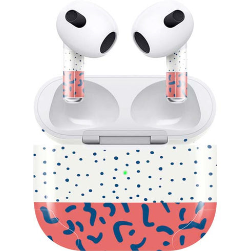 Polka Dot Split Apple AirPods (3rd Gen 2021) Skin