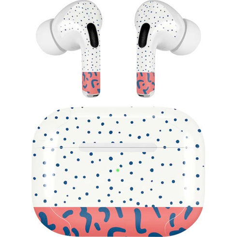 Polka Dot Split Apple AirPods Pro Skin