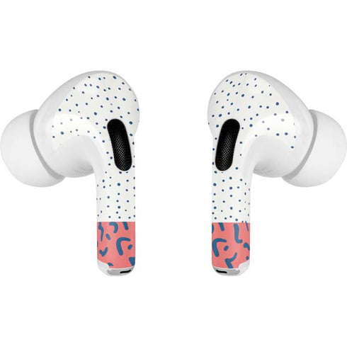 Polka Dot Split Apple AirPods Pro Skin