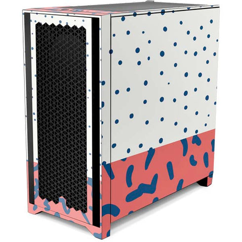 Polka Dot Split Corsair 4000D Tempered Glass Mid-Tower ATX Case Skin