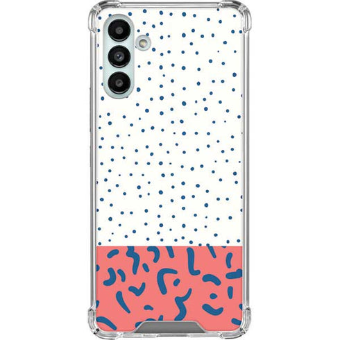Polka Dot Split Galaxy A13 5G Clear Case