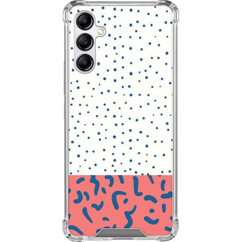 Polka Dot Split Galaxy A14 5G Clear Case