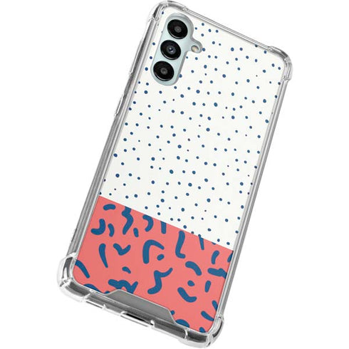 Polka Dot Split Galaxy A14 5G Clear Case