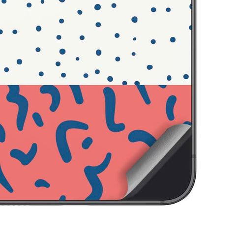 Polka Dot Split Galaxy A14 5G Skin