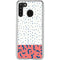 Polka Dot Split Galaxy A21 Clear Case