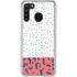 Polka Dot Split Galaxy A21 Clear Case