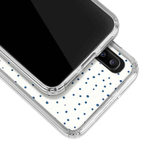 Polka Dot Split Galaxy A30 Clear Case