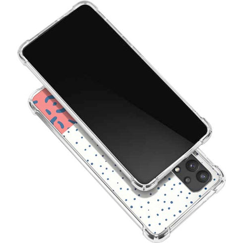 Polka Dot Split Galaxy A32 5G Clear Case