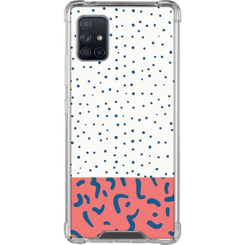 Polka Dot Split Galaxy A51 5G Clear Case