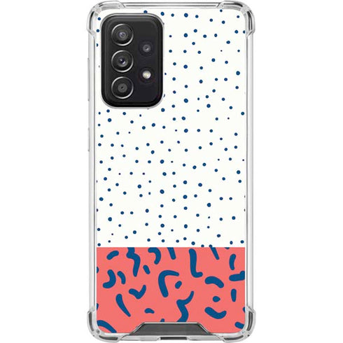 Polka Dot Split Galaxy A52 5G Clear Case