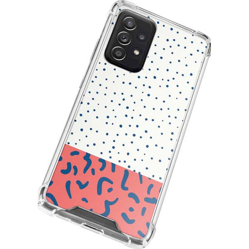 Polka Dot Split Galaxy A52 5G Clear Case