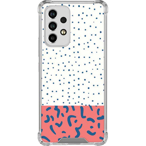 Polka Dot Split Galaxy A53 5G Clear Case