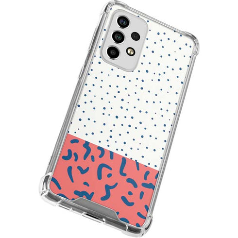 Polka Dot Split Galaxy A53 5G Clear Case
