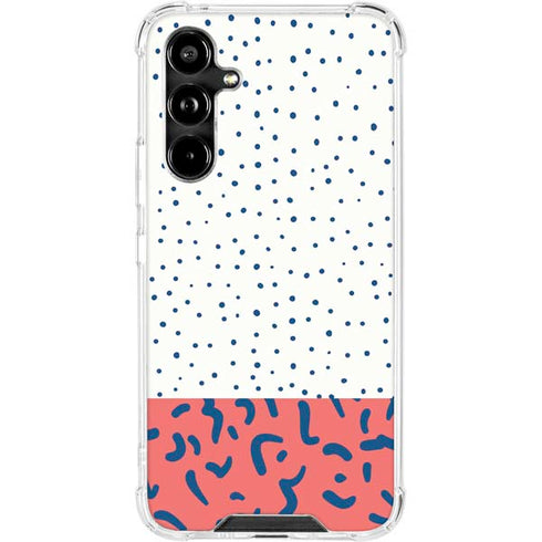 Polka Dot Split Galaxy A54 5G Clear Case