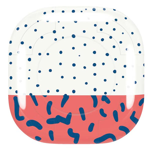 Polka Dot Split Galaxy Buds Live Skin