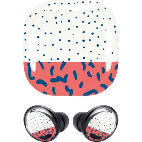 Polka Dot Split Galaxy Buds Pro Skin