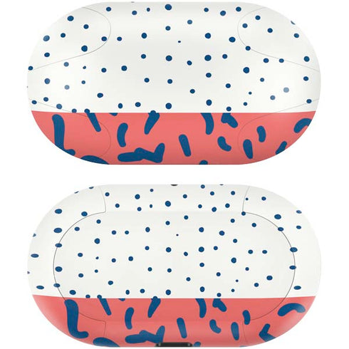 Polka Dot Split Galaxy Buds Skin