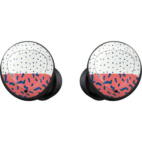 Polka Dot Split Galaxy Buds Skin