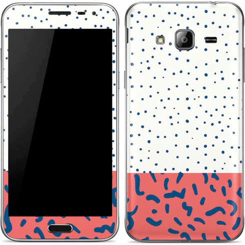 Polka Dot Split Galaxy J3 Skin