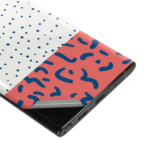 Polka Dot Split Galaxy Note 10 Skin