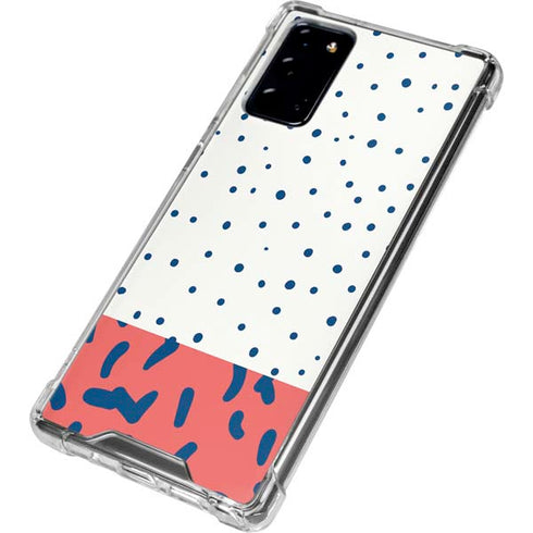 Polka Dot Split Galaxy Note20 5G Clear Case