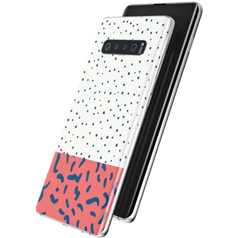 Polka Dot Split Galaxy S10 Skin