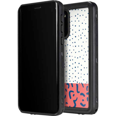 Polka Dot Split Galaxy S20 Plus Waterproof Case