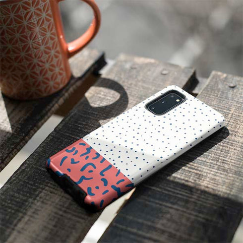 Polka Dot Split Galaxy S20 Pro Case