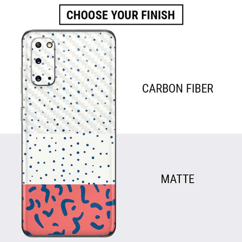 Polka Dot Split Galaxy S20 Skin