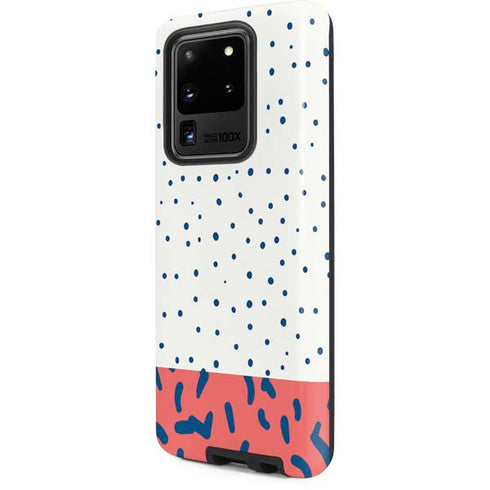 Polka Dot Split Galaxy S20 Ultra 5G Pro Case