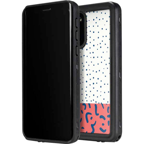 Polka Dot Split Galaxy S20 Waterproof Case